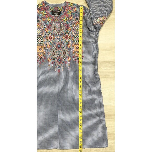 Johnny Was Shankara Flare Sleeve Mini Dress. Size: S - Picture 5 of 7